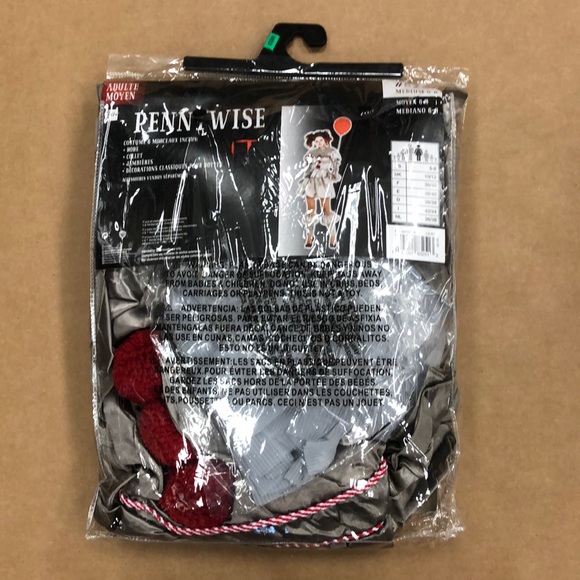 IT Women’s Pennywise Costume New! - Picture 4 of 9